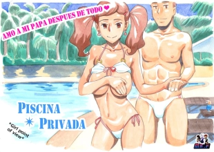 hentai Amo a mi papá despues de todo ~Piscina privada~