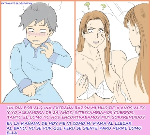 hentai Bodyswap entre una madre y su hijo