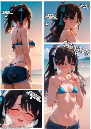 hentai Día de Playa con Zezhi