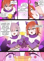 FGO Brainwashing Singularity Gudako & Mashu Bimbofication : página 2