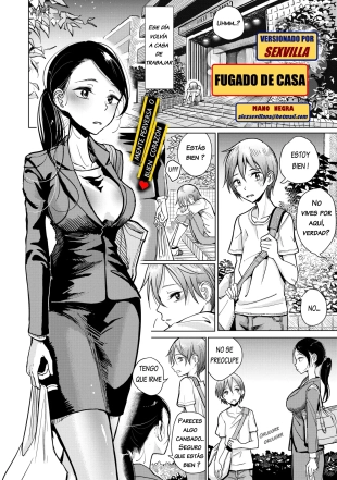hentai FUGADO DE CASA