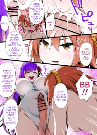 hentai A manga where Futanari BB brainwashes Chaldea