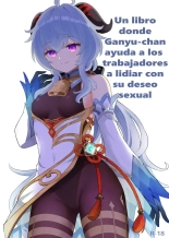 Un Libro donde Ganyu-chan ayuda a los trabajadores con su deseo sexual : página 1