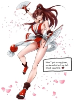 How Mai Shiranui gets ready for a fight! : página 8