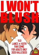 I won't blush : página 1