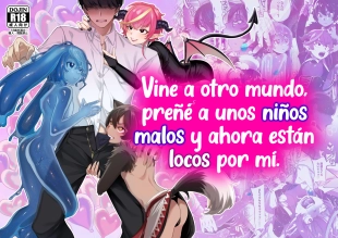 hentai Vine a otro mundo, preñé a unos niños malos y ahora están locos por mí.