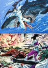 Kenran Goga Go Nagai Art Works : página 137