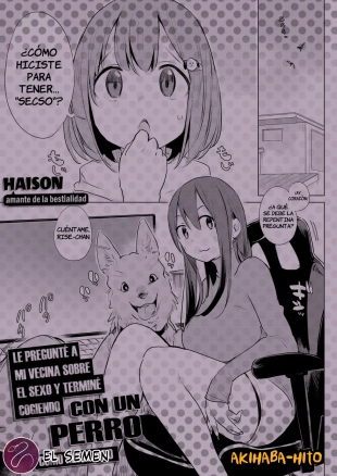 hentai Le pregunté a mi vecina sobre el sexo y terminé cogiendo con un perro como resultado