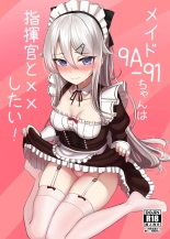 Maid 9A-91-chan wa Shikikan to Chomechome Shitai! : página 1