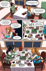 Nami and Nico Robin Dinner Time Spanish : página 1