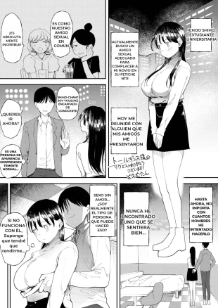 hentai NTR Seiheki no Kanojo no Tame ni Sex Friend wo Sagasu Joshi Daisei-chan