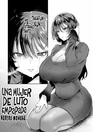 hentai Una Mujer de Luto Empapada