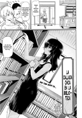 hentai La Chica Callada en La Biblioteca