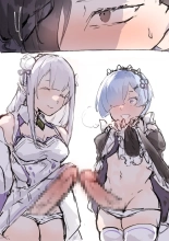 Subaru x Emilia and Rem : página 30