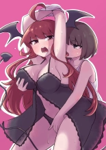 Teaching the Inexperienced Succubus a Lesson with Yuri Sex : página 1