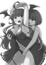 Teaching the Inexperienced Succubus a Lesson with Yuri Sex : página 2