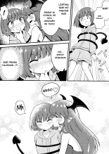 Teaching the Inexperienced Succubus a Lesson with Yuri Sex : página 4