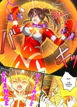 Ultimate Rena Ch. 4 Uchuujin no Wana! Fukanzen Henshin! : página 38