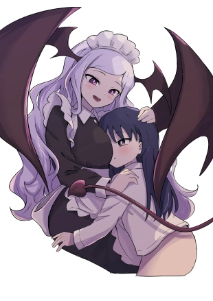 hentai The Yuri Succubus Maid's Sweet Service